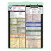 WhiteCoat Clipboard® Vertical - Mint Pharmacy Edition